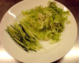 さっぱりサラダ風に冷やし納豆そば作り方2写真