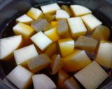 パルのいかの甘醤油漬を使った大根煮作り方2写真