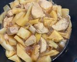 たけのこと鶏肉煮込み作り方3写真