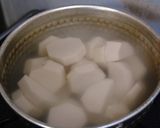 里芋の胡麻団子カレーチーズ餡♪作り方5写真