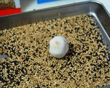 里芋の胡麻団子カレーチーズ餡♪作り方9写真