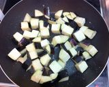 なすと小松菜のガーリックパスタ作り方1写真