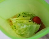 ルクエで作る！レタスとトマトの卵スープ作り方2写真