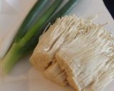 長ねぎとえのき茸ナムル作り方1写真