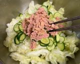 キャベツときゅうりとツナの塩サラダ作り方3写真