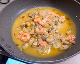 レンチンで簡単！エビとあさりのペペロンチーノ作り方8写真