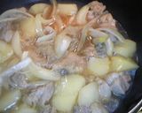 鶏肉じゃが作り方4写真