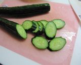 きゅうりとチーズの梅和え作り方1写真