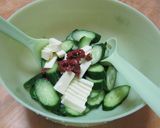 きゅうりとチーズの梅和え作り方4写真