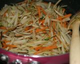 大根の皮大量消費！オイスター金平☆作り方3写真