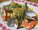 野菜ジュースで益々栄養いっぱいパエリア作り方9写真