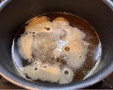 ソーキそば味の具沢山もずくスープ作り方1写真