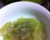 超簡単...丼で2分...ふきのナムル作り方8写真
