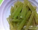 超簡単...丼で2分...ふきのナムル作り方9写真