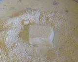 ゴルゴンゾーラパスタのリンゴ生ハム添え作り方4写真