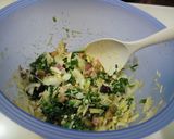 菜の花と豆のケークサレ　～炊飯器で～作り方3写真