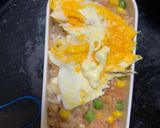 レンジ梅ウスタードリア味オムライス弁当作り方13写真