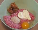 れんこん付肉団子作り方1写真