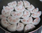 れんこん付肉団子作り方6写真