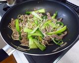 簡単　ポン酢de牛肉チンゲン菜作り方5写真