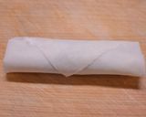 鶏ささみ肉の梅しそ春巻き作り方4写真