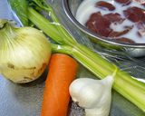 野菜の旨味たっぷりのレバーペースト。作り方1写真