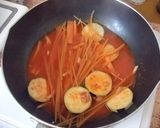 お鍋１つ☆野菜ジュースdeナポリタン風☆作り方4写真