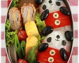 簡単キャラ弁☆俵パンダおにぎり♪作り方6写真