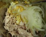 大好き☆ゆで卵とささみのカレーサラダ作り方2写真