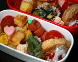 お弁当に❤ハムとチーズのミルフィーユ風作り方6写真