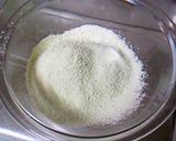 抹茶みるくチョコチップクッキー作り方1写真