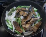 鯖と新玉ねぎの甘酢炒め。作り方9写真