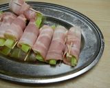 ブロッコリーの茎のベーコン巻作り方3写真