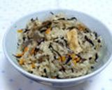 茎わかめの炊き込みご飯作り方8写真