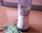 おうちラテ★ふわふわバナナと抹茶仕立作り方2写真