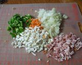 1日分の野菜ピラフ作り方2写真