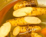 【糖質制限】チキンとゴボウのトマト煮作り方1写真