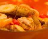 【糖質制限】チキンとゴボウのトマト煮作り方4写真