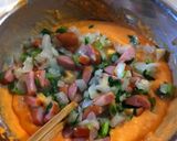 一日分の野菜で☆ベジタブルホットケーキ作り方5写真