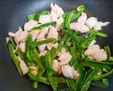 夏の夕飯!簡単ピーマンささみ塩昆布炒め作り方4写真