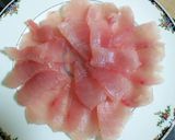 韓国風　マグロのカルパッチョ作り方2写真