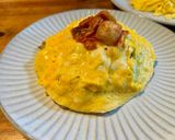 たまごのせ豚キムチチャーハン♪作り方7写真