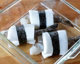 海老とアボカド パプリカのはんぺん挟み揚げ♪作り方3写真