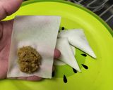 春巻きの皮とマッシュポテトで簡単サモサ♪作り方4写真