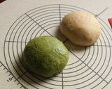 濃い味～ホロ苦二色の黒糖＆抹茶パン作り方2写真