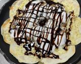 餃子の皮の花びらチョコマシュマロピッツァ作り方7写真