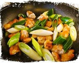 鶏肉とネギの簡単山椒炒め*作り方3写真
