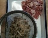 簡単♪ 美味しい♪ 鳥ももゴボウ飯作り方1写真