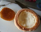 メロンパンdeメロンドームアイスケーキ作り方2写真