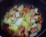 ロコモコ風スパム丼作り方4写真